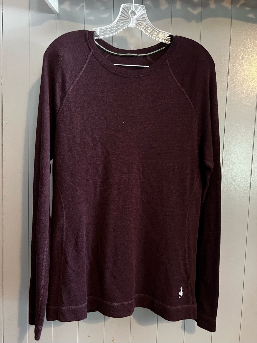 Smartwool Women's Classic Thermal Merino Base Layer Crew purple